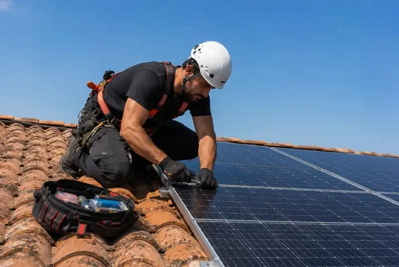 Maintenance et monitoring de panneaux solaires à Diebolsheim