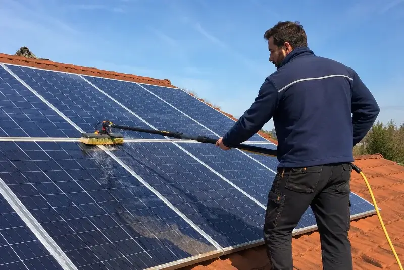 Nettoyage et entretien de panneaux solaires à Diebolsheim